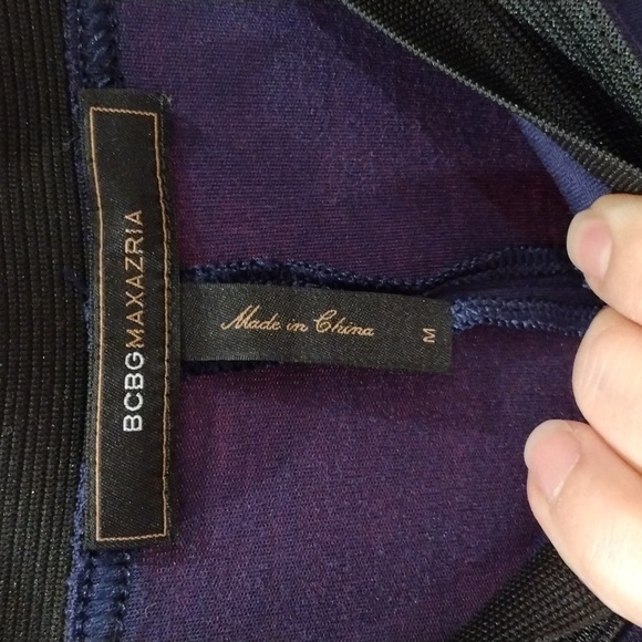 BCBG MaxAzria fishtailed maxi skirt. Blue. EUC. Size M. - Picture 5 of 8